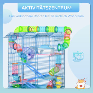 Acrylic best sale hamster cage